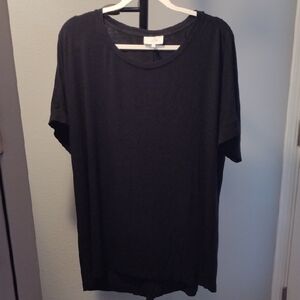 Soma Wknd Dolman Sleeve Tee High-low Women XL Black